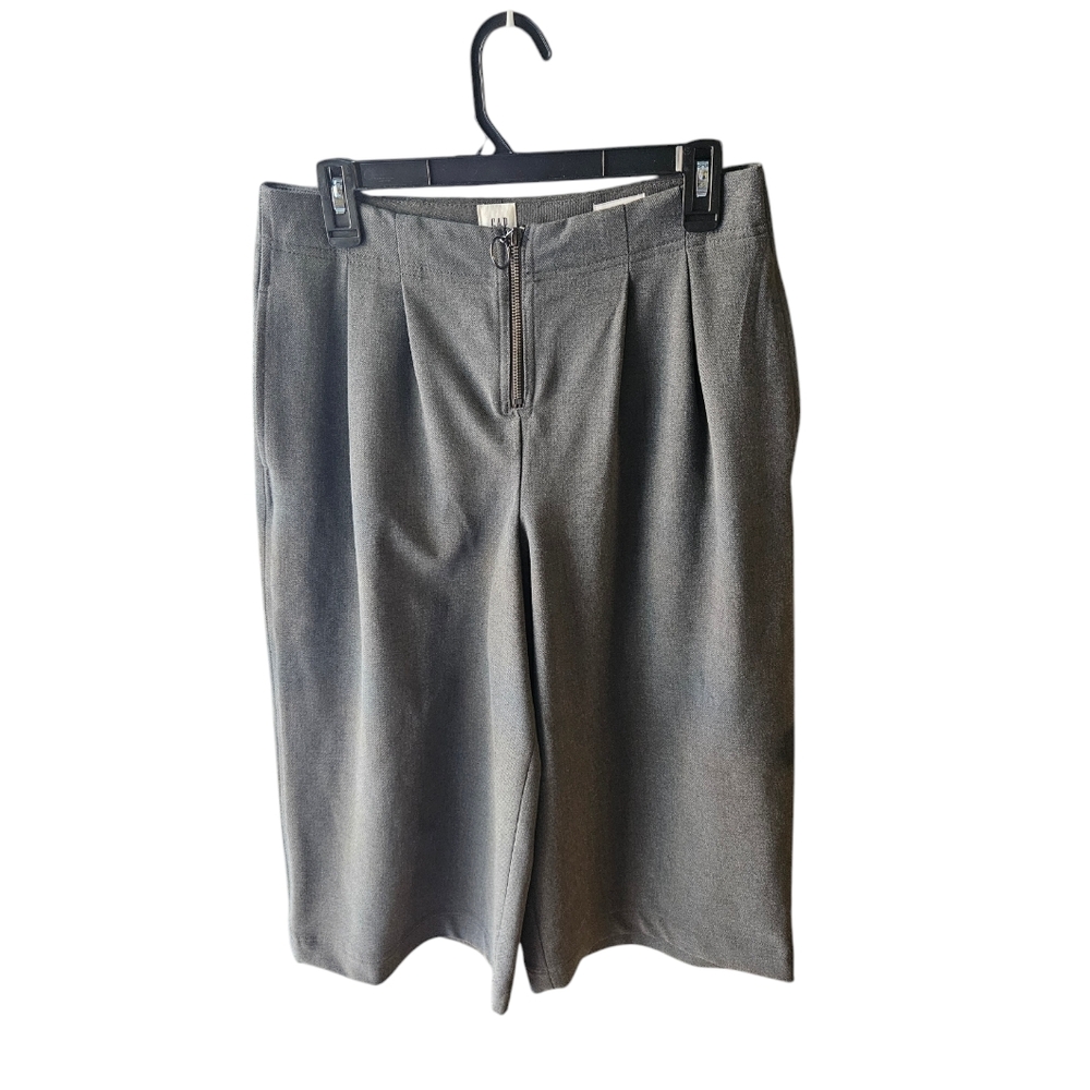 Gap High Rise Wide Leg Cropped Dress Pants Size 8